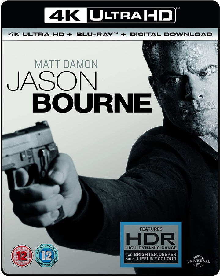 JASON BOURNE – (UHD+BD+UV) [2017] [Blu-ray]