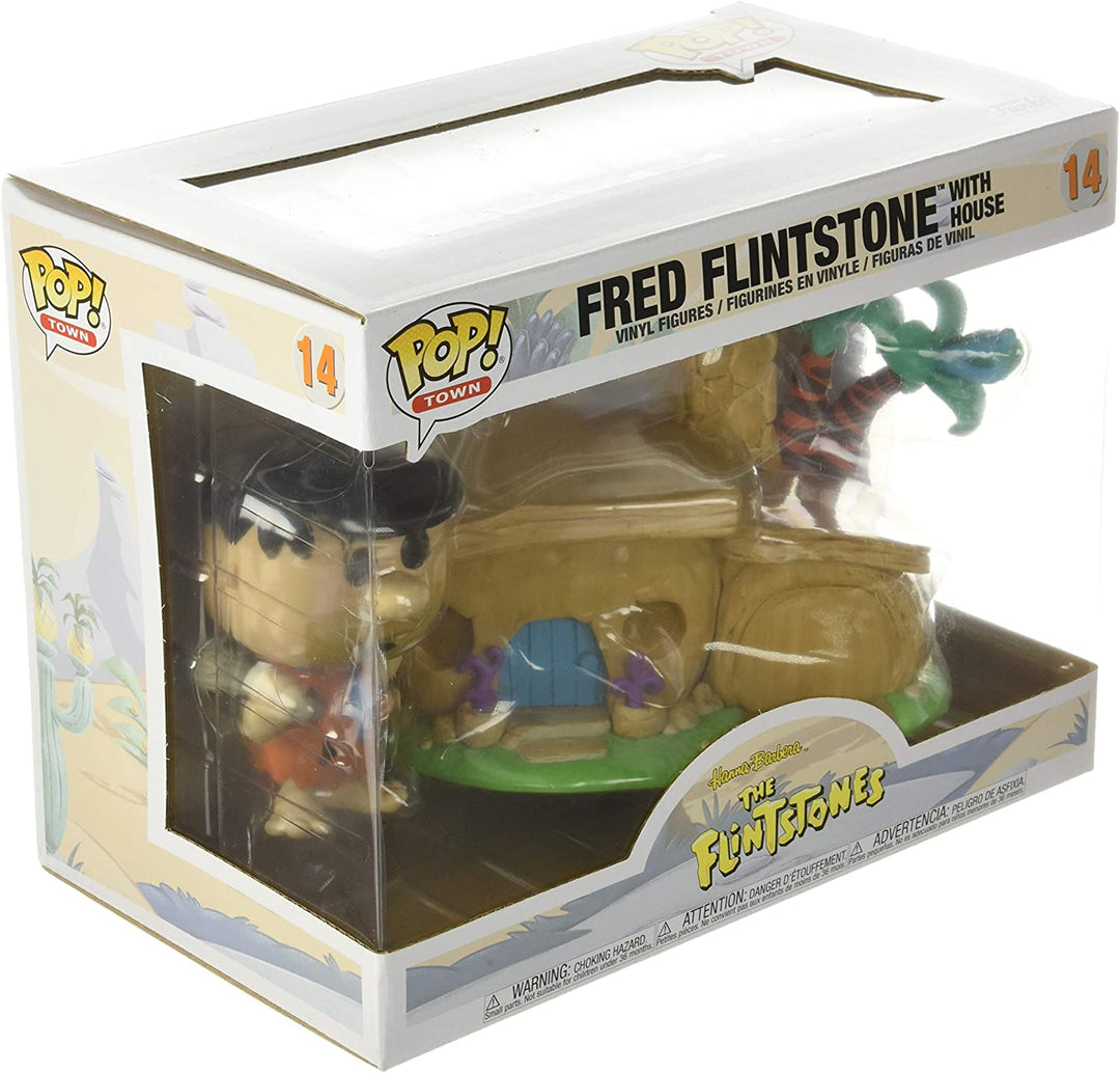 Los Picapiedra Fred Flintstone con casa Funko 47681 Pop! VInyl # 14