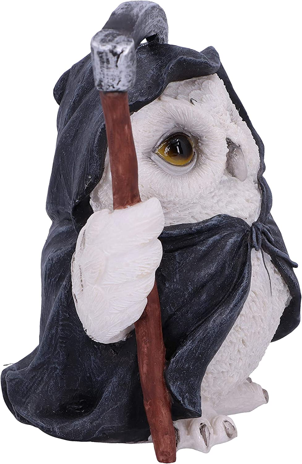 Nemesis Now Flight Grim Reaper Owl Familiar Figur, Weiß, 12,5 cm