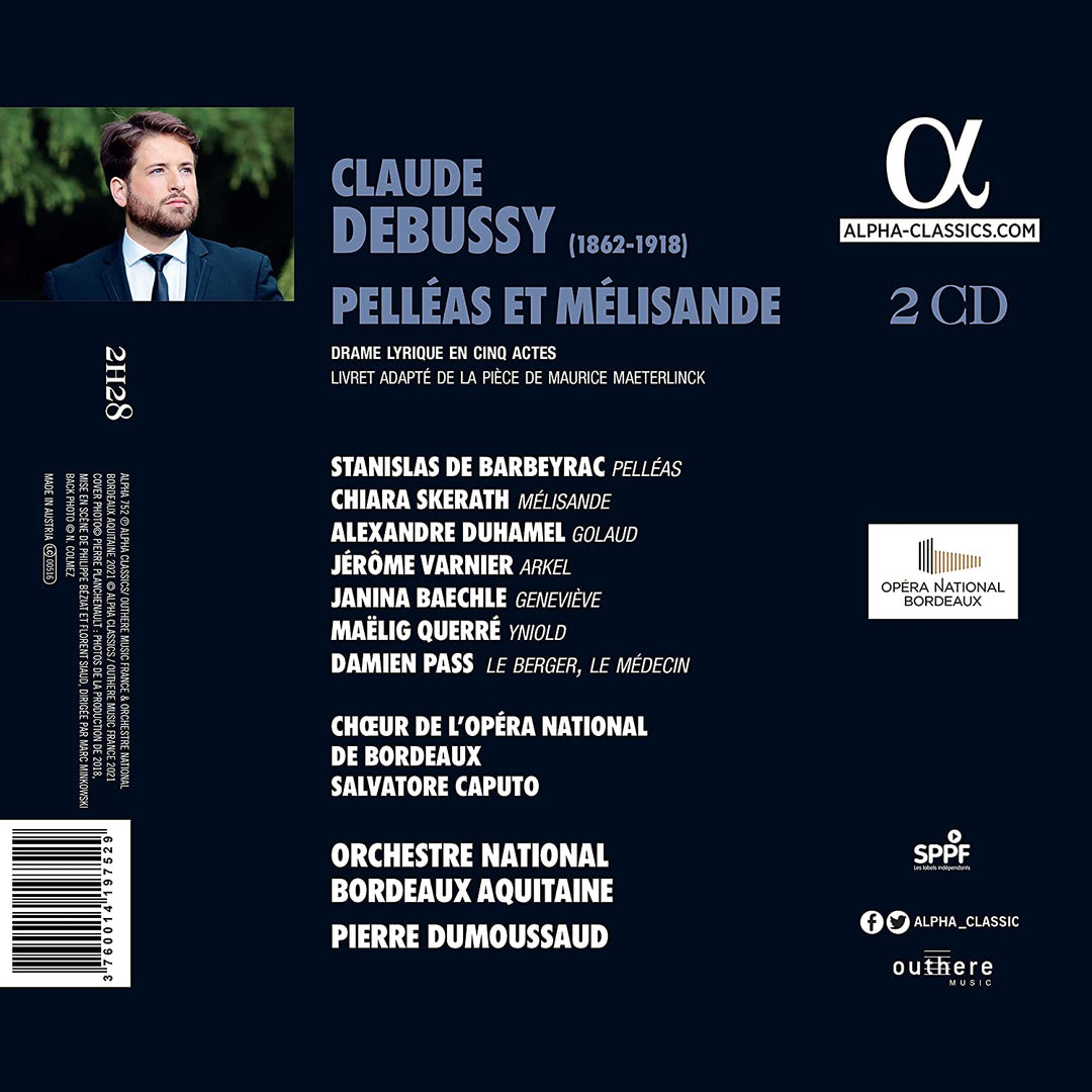 Pierre Dumoussaud – Debussy: Pelléas et Mélisande [Audio-CD]