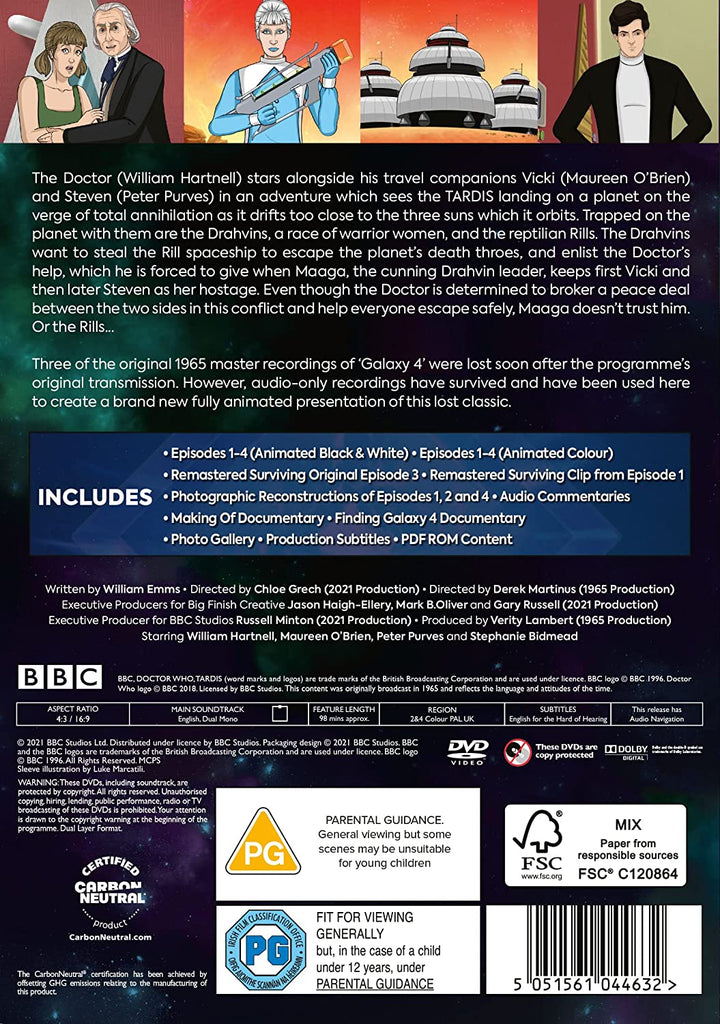 Doctor Who – Galaxy 4 [2021] – Science-Fiction [DVD]