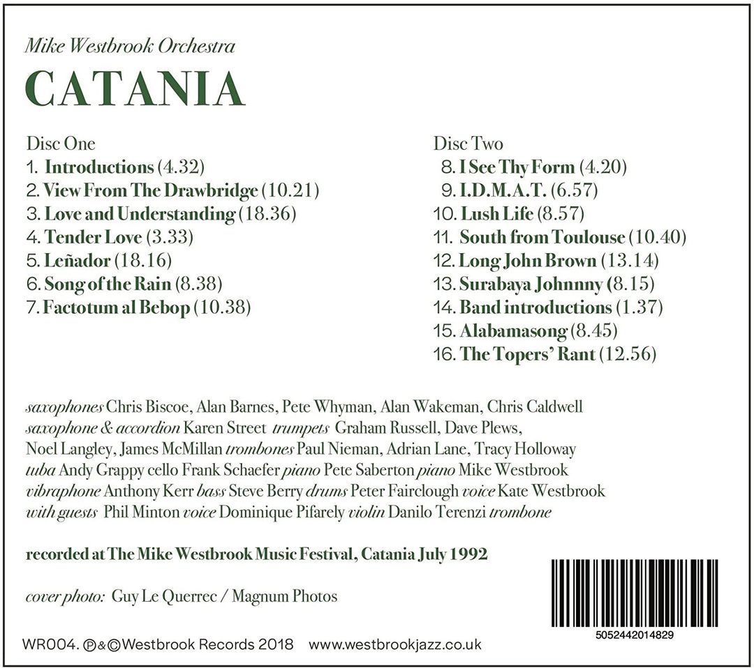 Mike Westbrook Orchestra – Catania [Audio-CD]