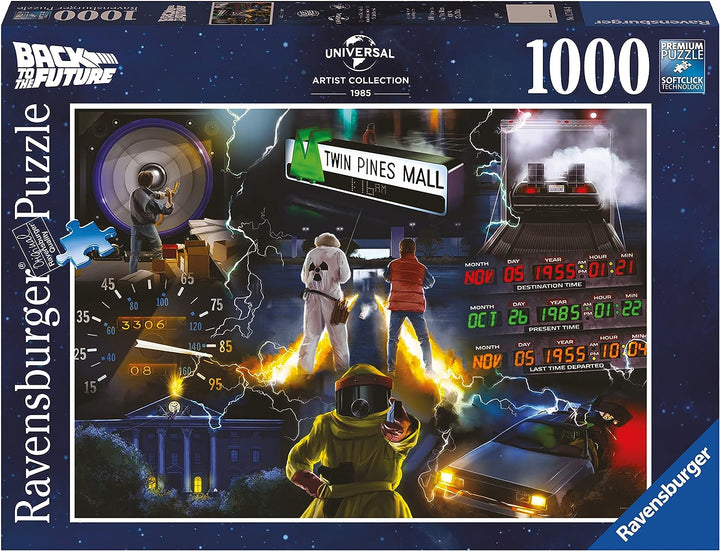 Ravensburger 17451 Universal Vault Collection Zurück in die Zukunft 1000-teilige Vorrichtungen