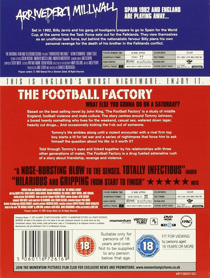 The Football Factory / Arrivalderci Millwall [2017]