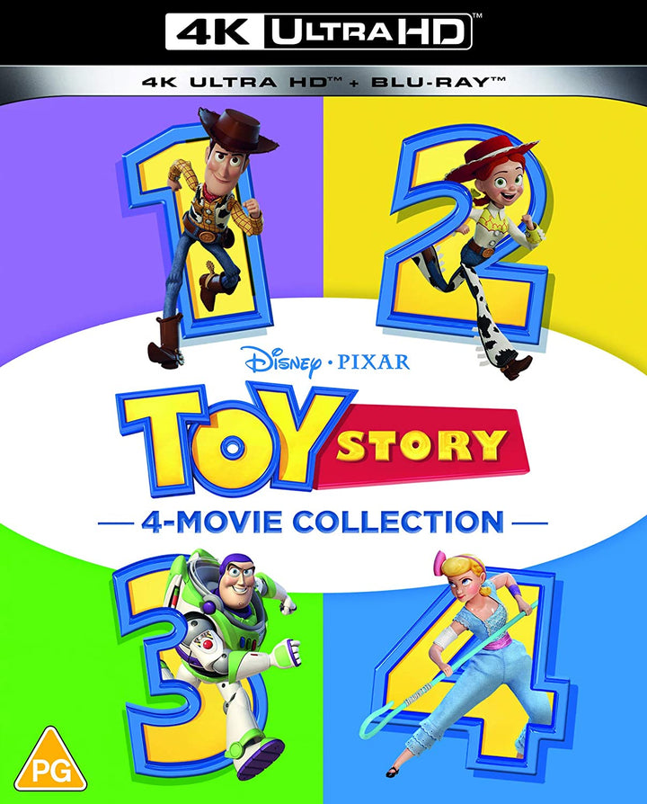 Disney und Pixars Toy Story 1-4 UHD-Sammlung – [Blu-ray]