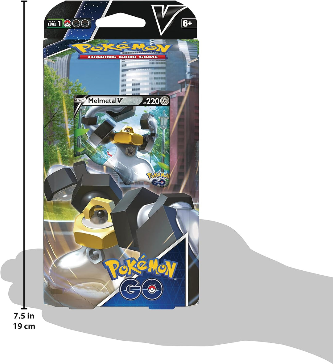 Pokémon TCG: Pokémon GO Melmetal V Battle Deck (60 Karten, spielbereit)