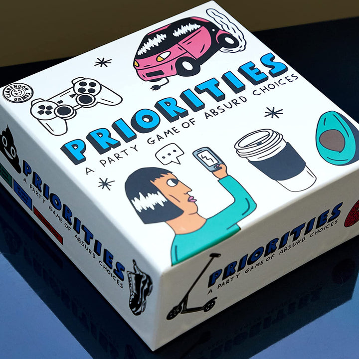 Priorities: The Hilarious New Party Game of Absurd Choices That Gets Everyone Laughing – Party Games for Adults and Teenagers- Card Games.