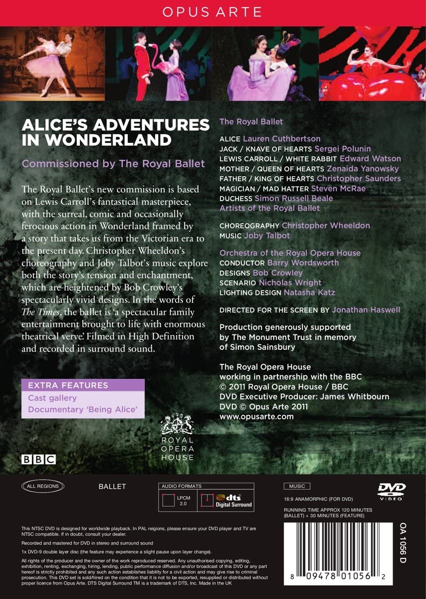 Das Royal Ballet – Alice im Wunderland [2010] [2011] [DVD]