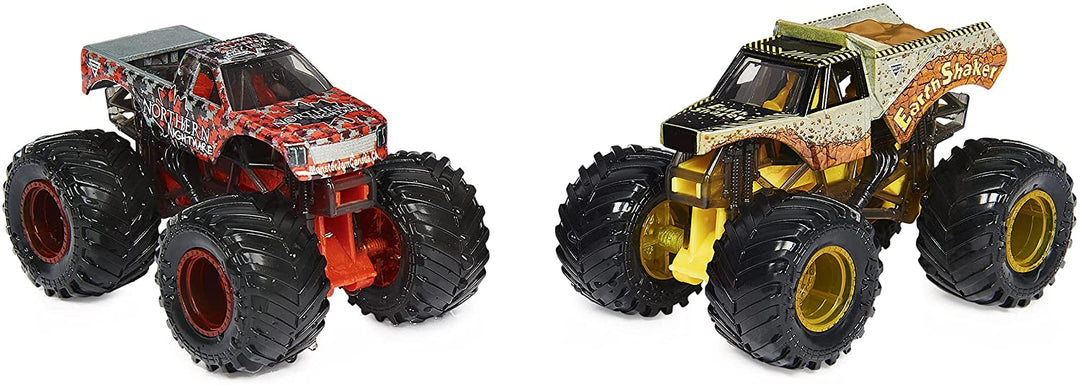 Offizielle Monster Jam Druckguss-Monstertrucks mit Farbwechsel, Maßstab 1:64 (Stile variieren)