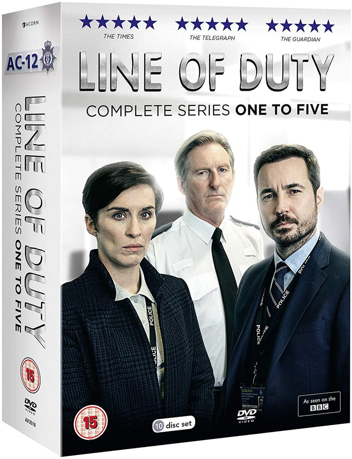 Line of Duty – Serie 1–5 [DVD] 