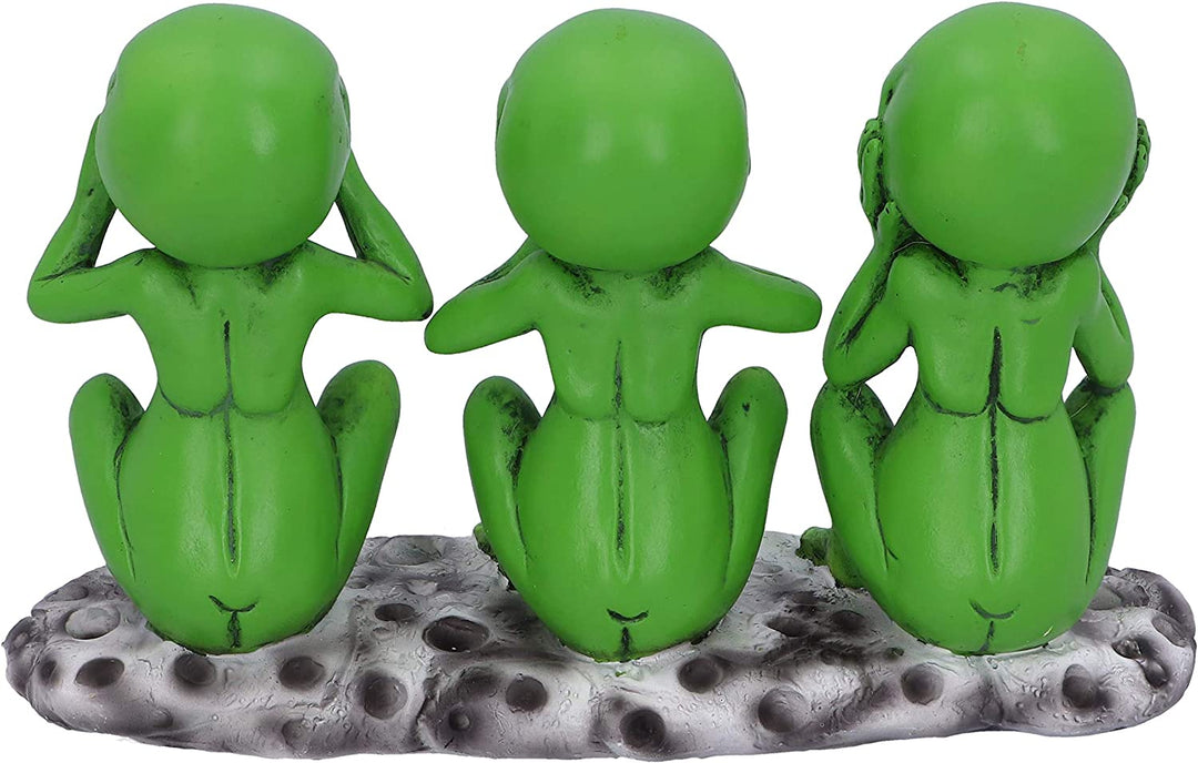 Nemesis Now: Drei weise Marsmenschen, 16 cm, See No Hear No Speak No Evil Alien-Figur