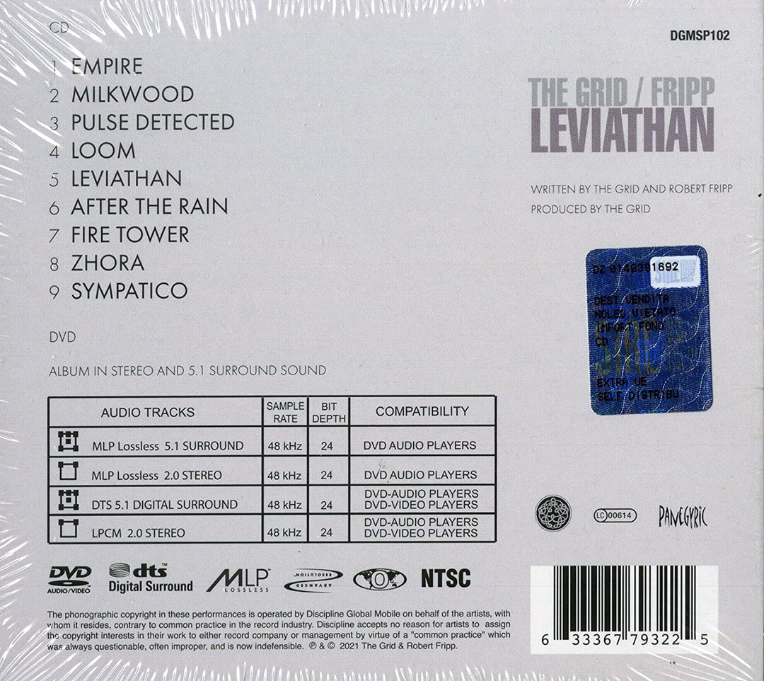 The Grid und Robert Fripp – Leviathan A) [Audio-CD]