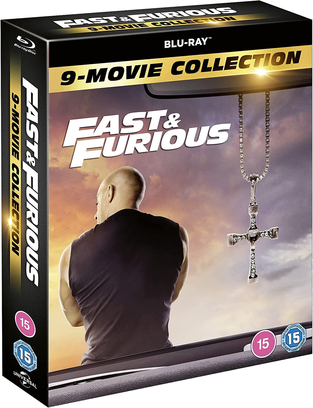 Fast &amp; Furious 1-9 Film Collection [2021] [Region Free] – Action/Drama [Blu-ray]