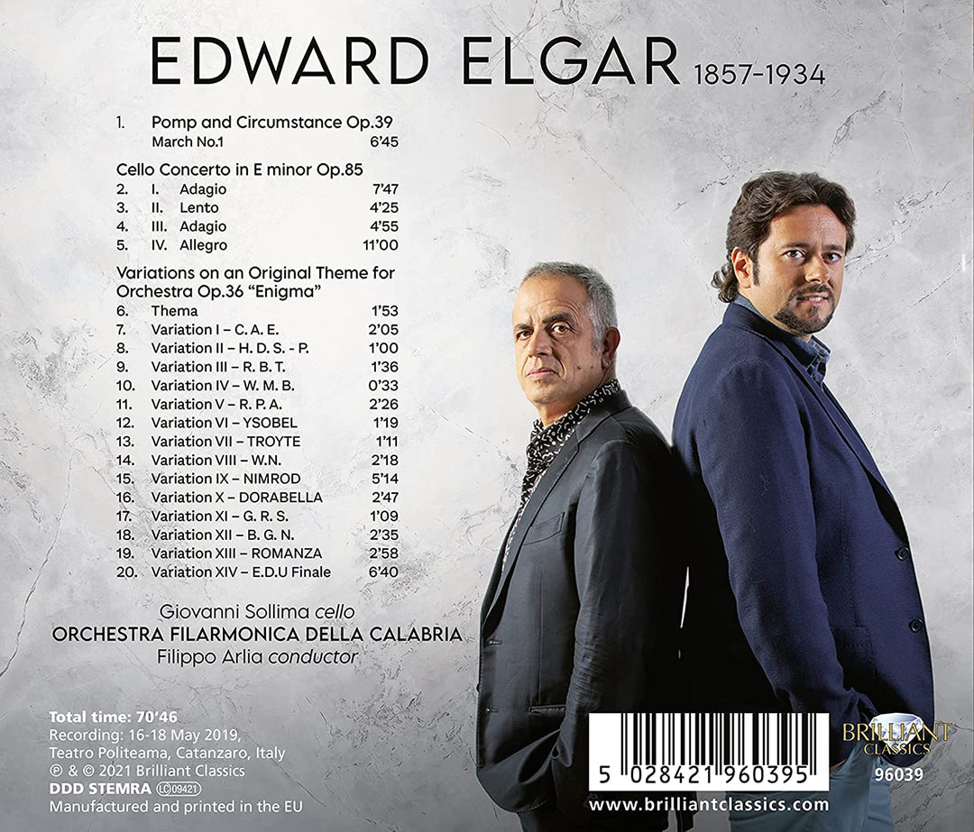 Elgar Cellokonzert, Enigma-Variationen [Audio-CD]