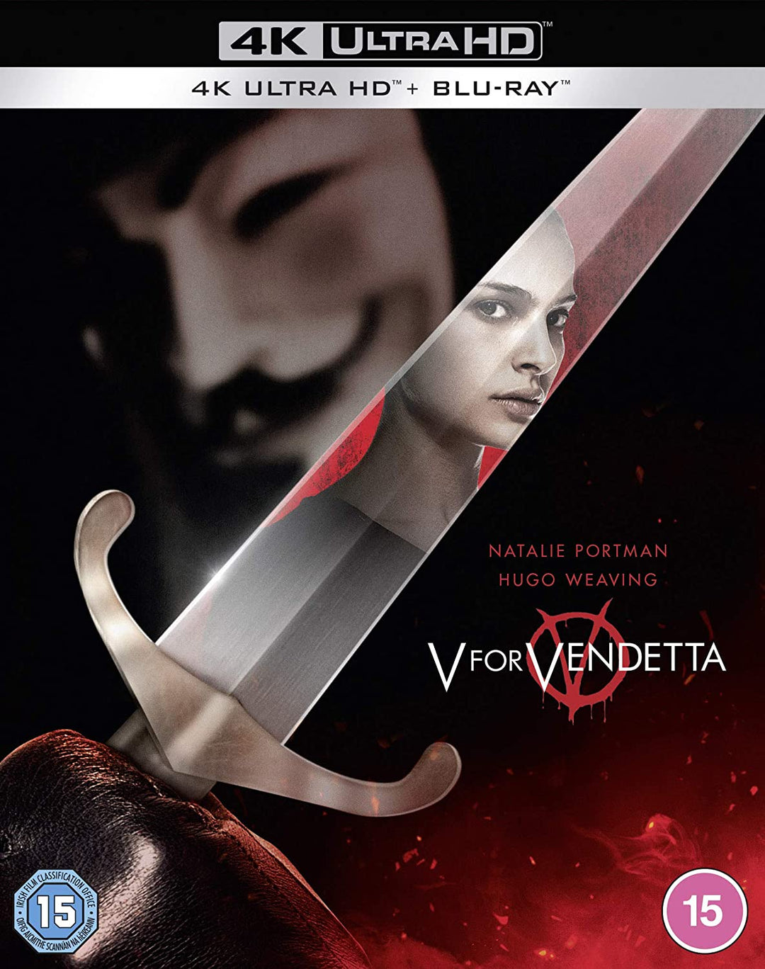 V for Vendetta [2005] [Region Free] - Action/Thriller [Blu-ray]