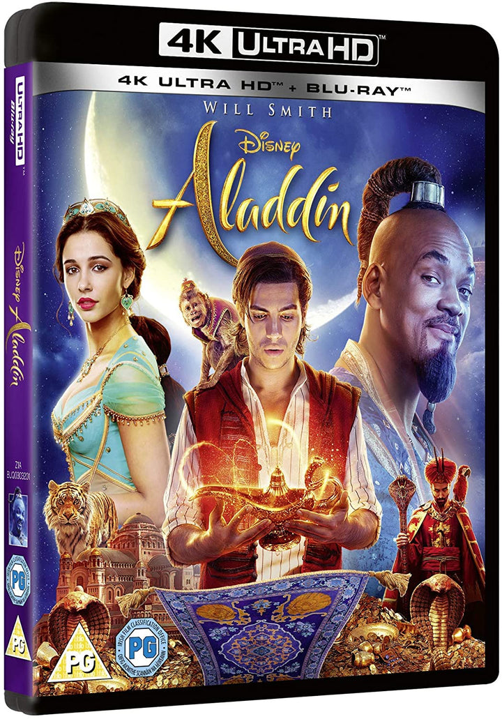 Disney's Aladdin Live Action [4K UHD + Blu-ray] [2019] [Region Free] [Blu-ray]