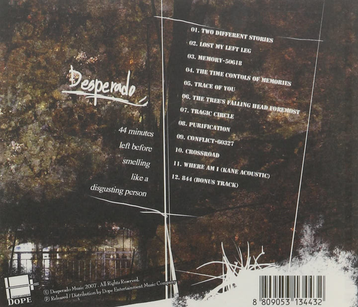 Desperado – Noch 44 Minuten, bevor es zu Smelling Like a Disgusting kommt [Audio-CD]