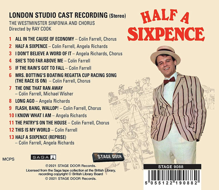 1967 London Studio Cast - Half A Sixpence [Audio CD]