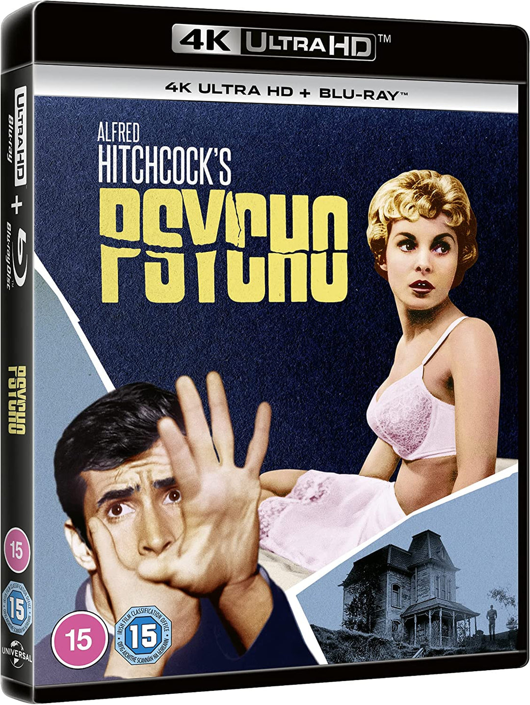 Psycho [4K Ultra HD] [1960] [Region Free] – Horror/Thriller [BLu-ray]