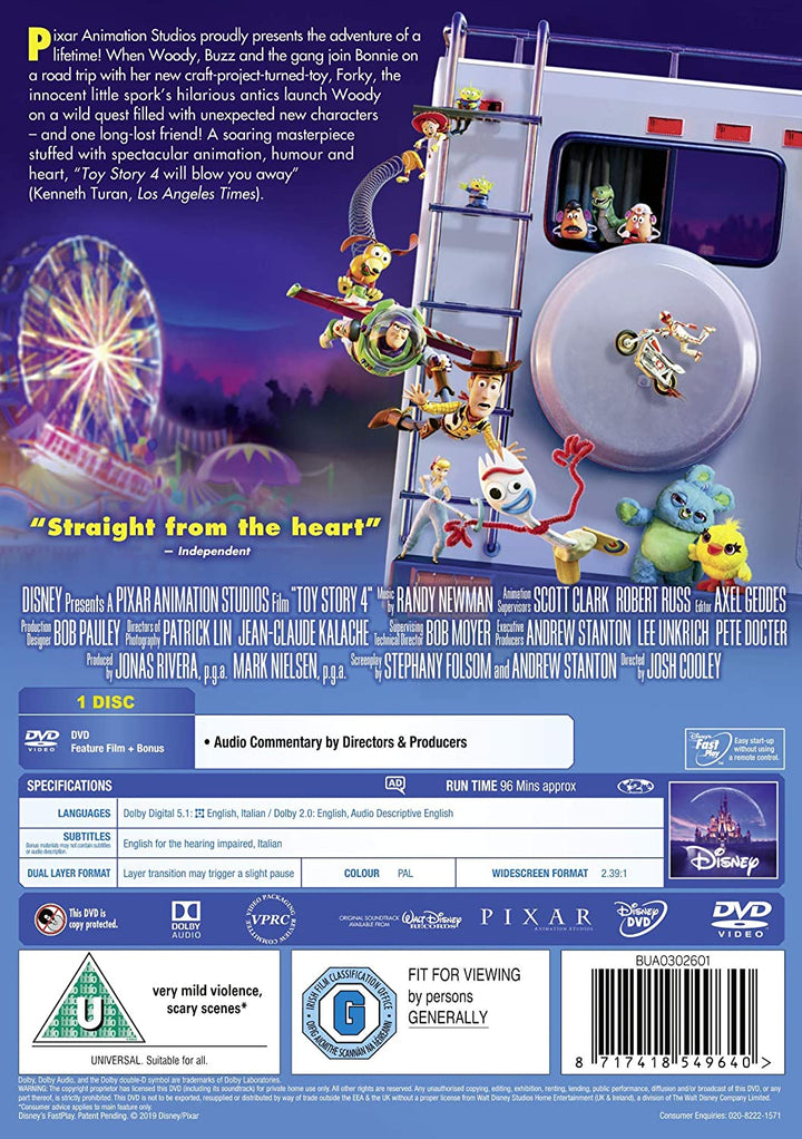 Disney &amp; Pixars Toy Story 4 – Animation [DVD]