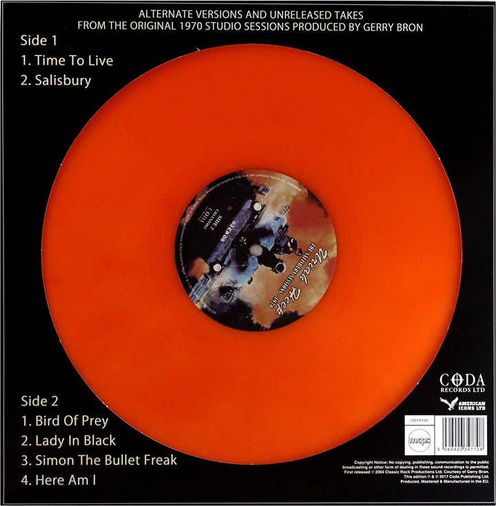 Salisbury Revisited: Limited Edition Hand Numbered Orange Vinyl