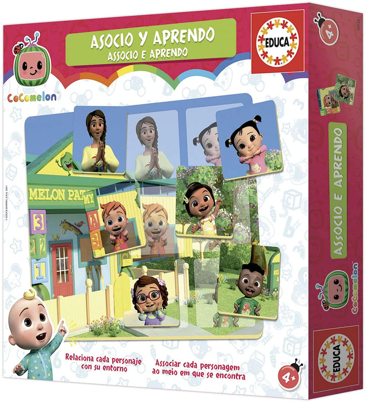 Educa Asocio y Aprendo. Juego Educativo para Bebés Meses Cocomelon Assistance and Learning. Lernspiel für Babys. +36 Monate 19135