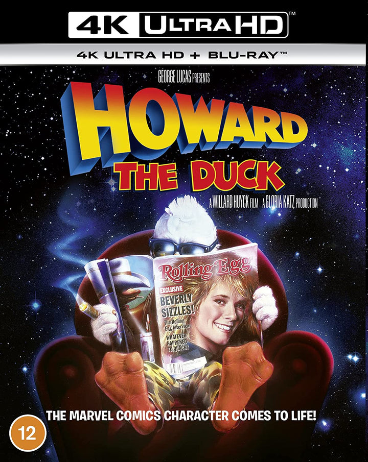 Howard The Duck [4K Ultra HD] [1986] [Region Free] – Science-Fiction/Action [BLu-ray]