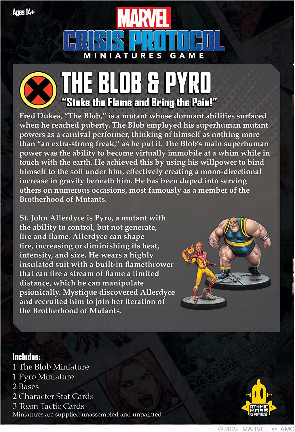Marvel Crisis Protocol: Das Blob- und Pyro-Charakterpaket