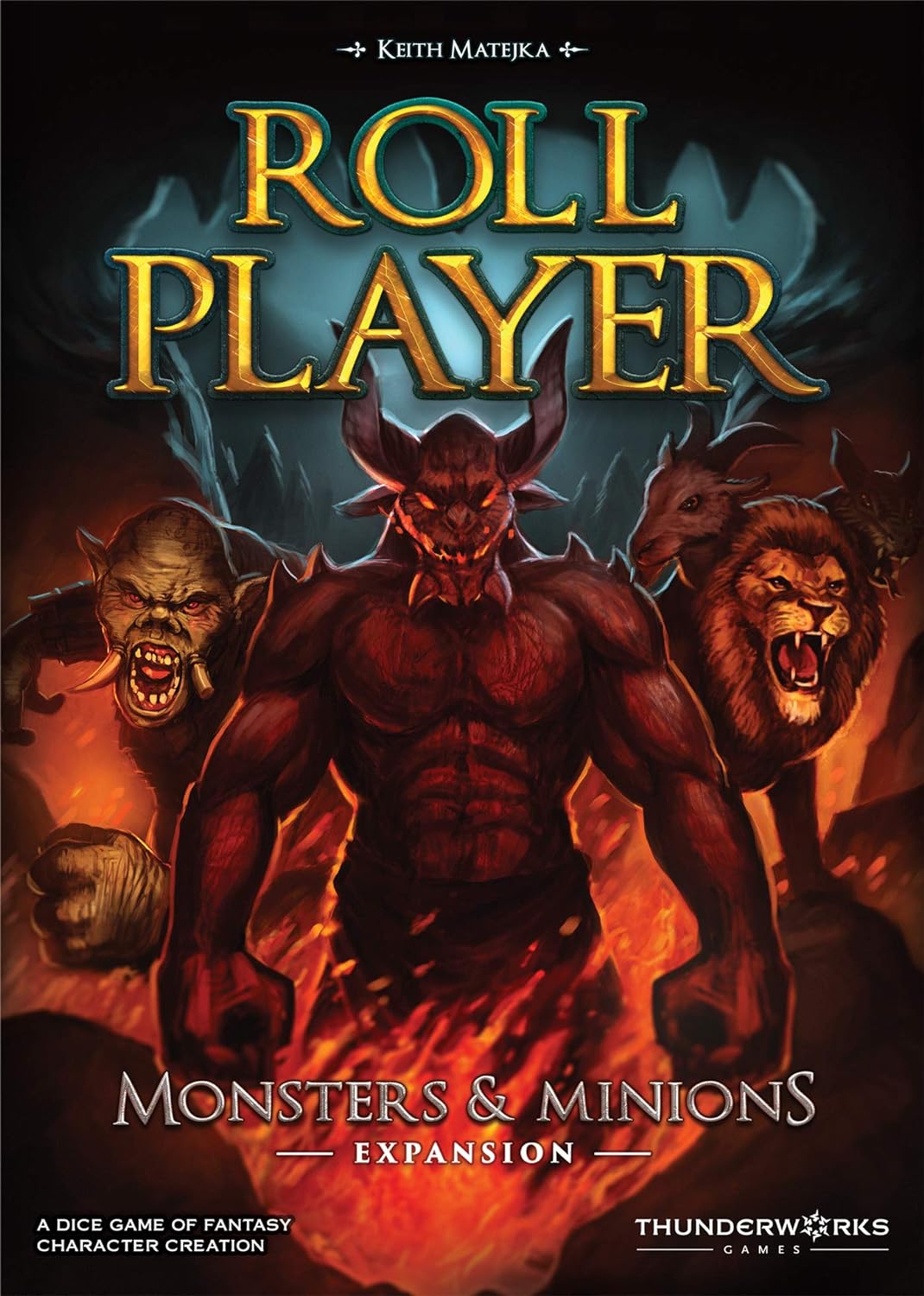 Thunderworks Games TWK2002 Roll Player: Monsters &amp; Minions Erweiterung, gemischte Farben