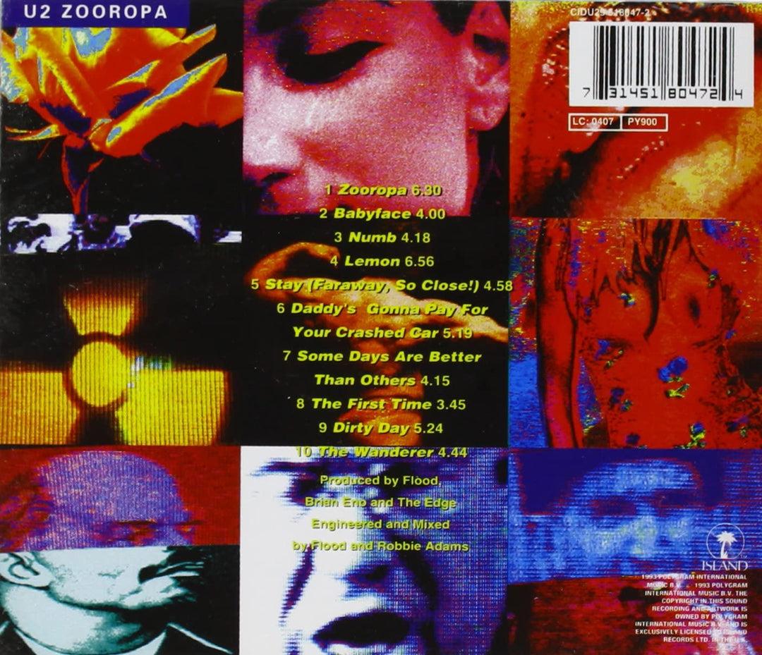 U2 - Zooropa [Audio CD]