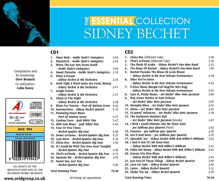Die Essential Collection – Sidney Bechet [Audio-CD]