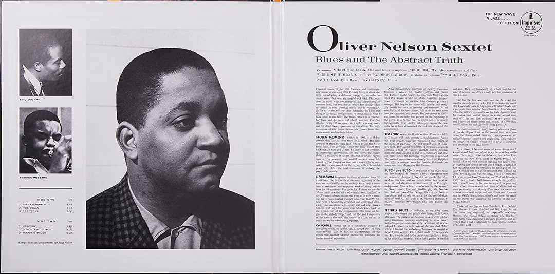 Oliver Nelson – The Blues And Abstract Truth [Vinyl]