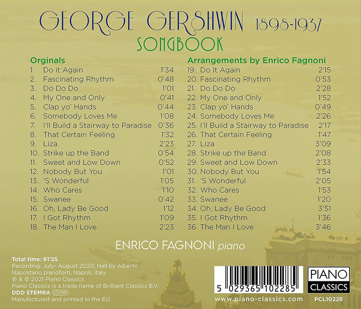 Gershwin: Songbook [Audio-CD]