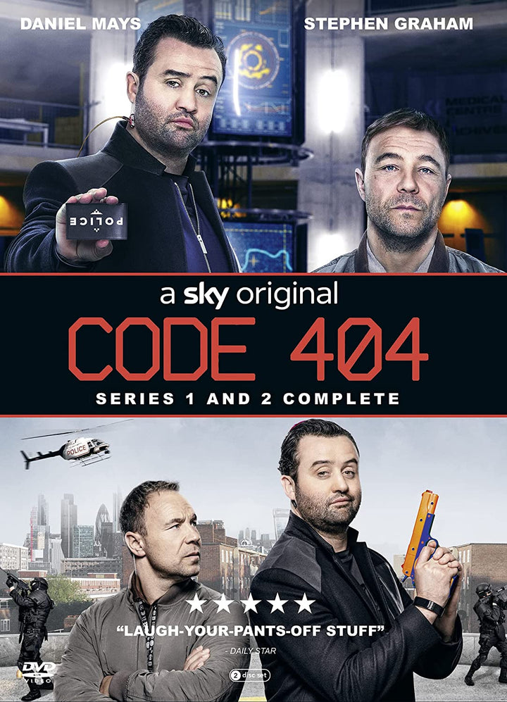 Code 404 Serie 1&amp;2 Boxset [2021] – Polizeiverfahren [DVD]