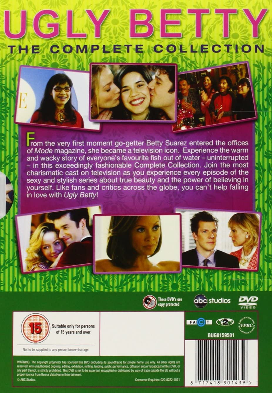 Ugly Betty – Staffel 1–4 [2007] – Drama [DVD]