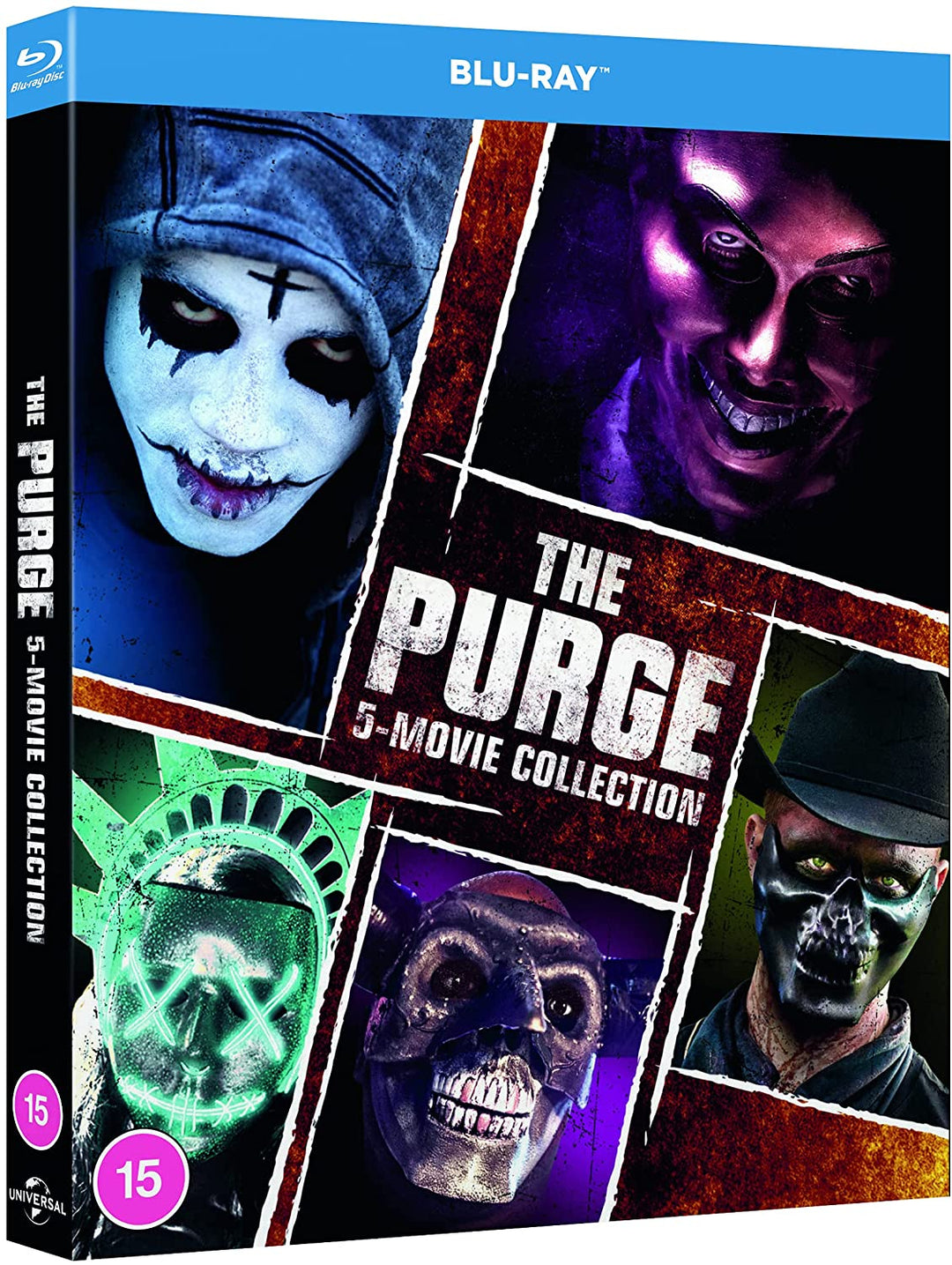 The Purge 1-5 [2021] [Region Free] – Horror/Thriller [Blu-ray]