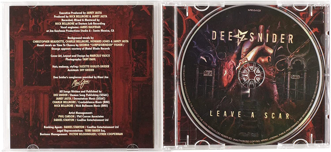 Dee Snider – Leave A Scar [Audio-CD]