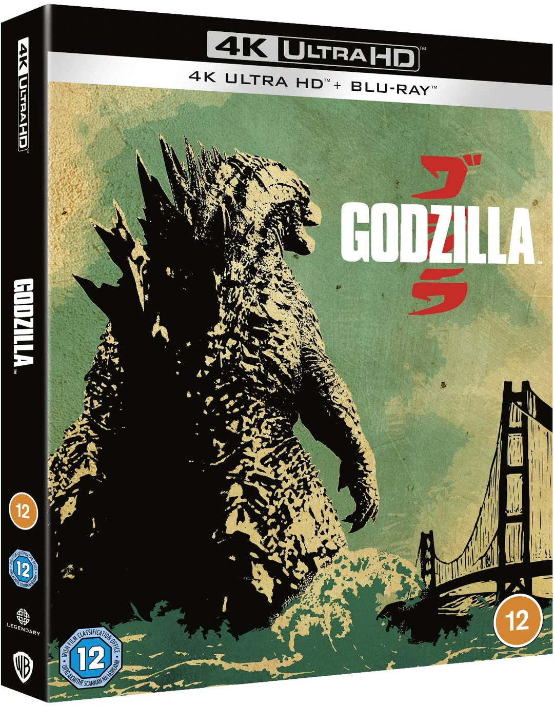 Godzilla [4K Ultra HD] [2014] [Region Free] - Sci-fi/Horror [Blu-ray]