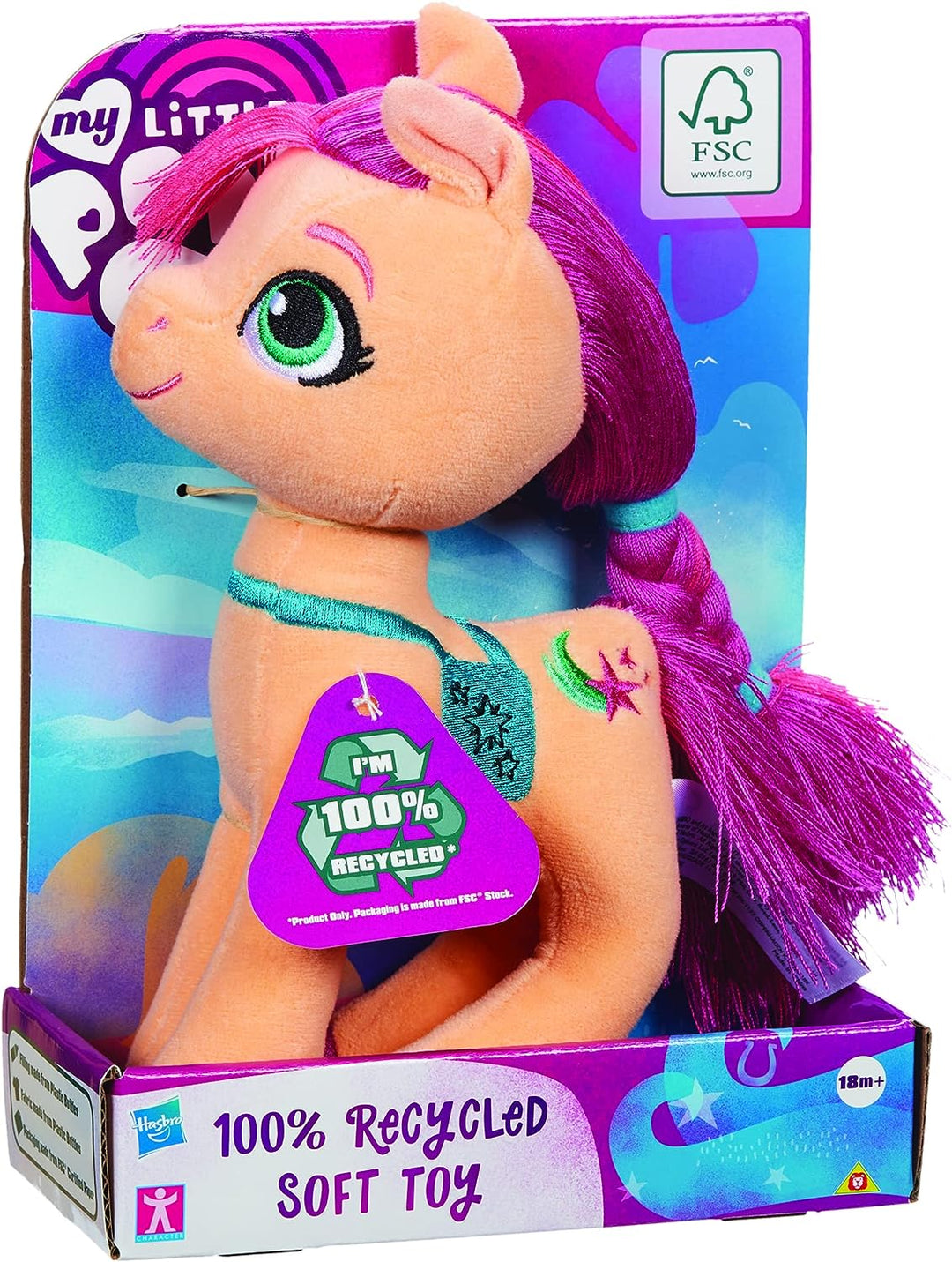 My Little Pony Izzy Eco Soft Toy, 100 % recycelte Materialien, My Little Pony Geschenk,