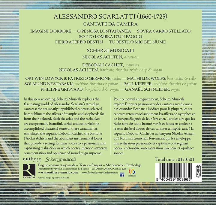 Deborah Cachet – Alessandro Scarlatti: O Penosa Lontananza; Cantate da Camera [Audio-CD]