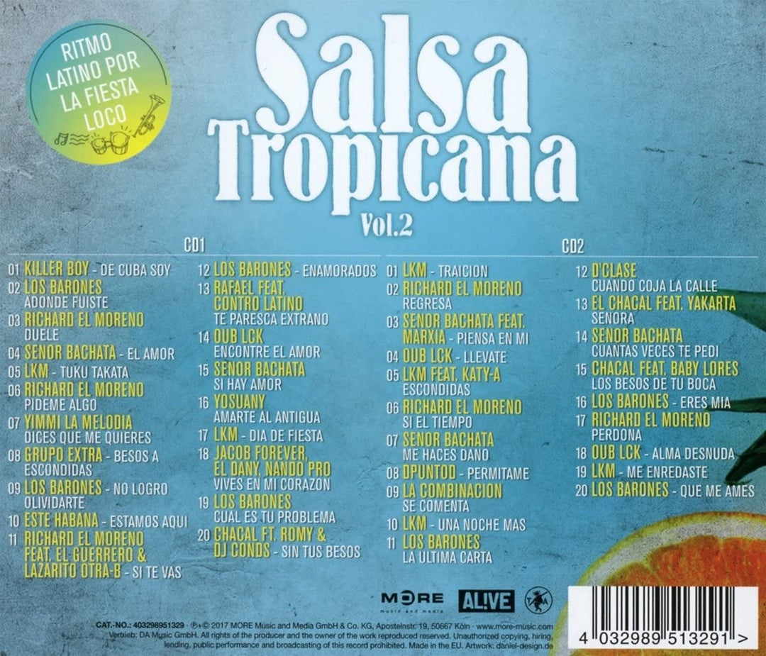 Salsa Tropicana Vol. 2 [Audio-CD]