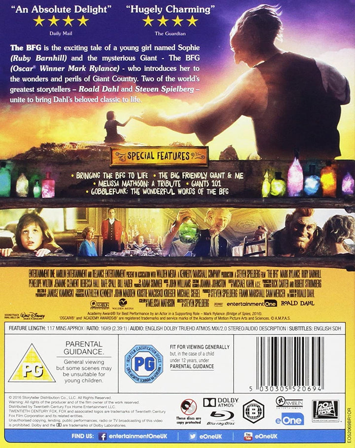 The BFG - Family/Fantasy [BLu-ray]