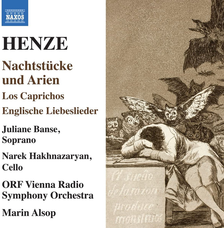 Henze: Nachtstücke und Arien [Juliane Banse; Narek Hakhnazaryan; ORF Wien Radi [Audio CD]