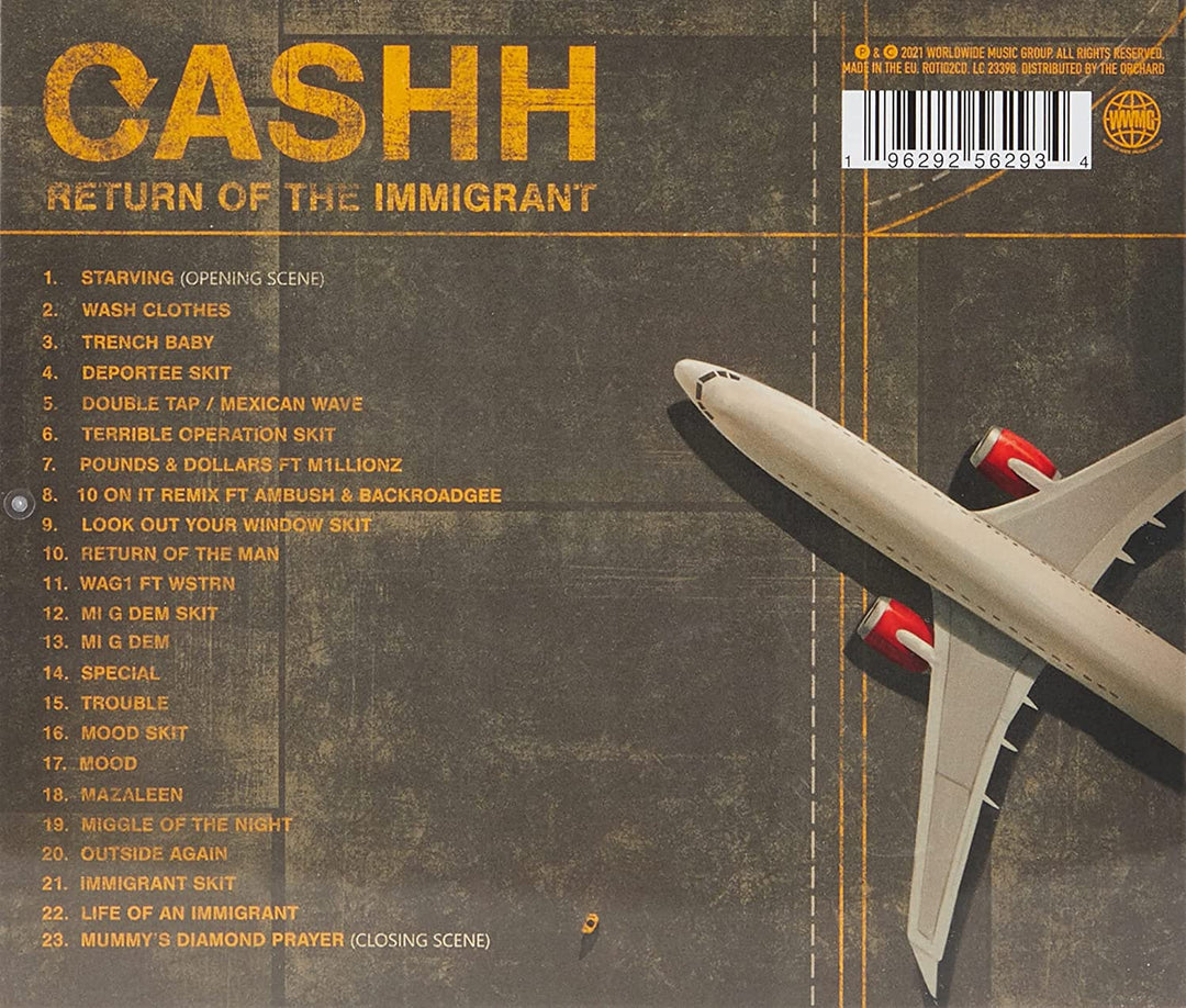 Cashh – Return Of The Immigrant [Audio CD]