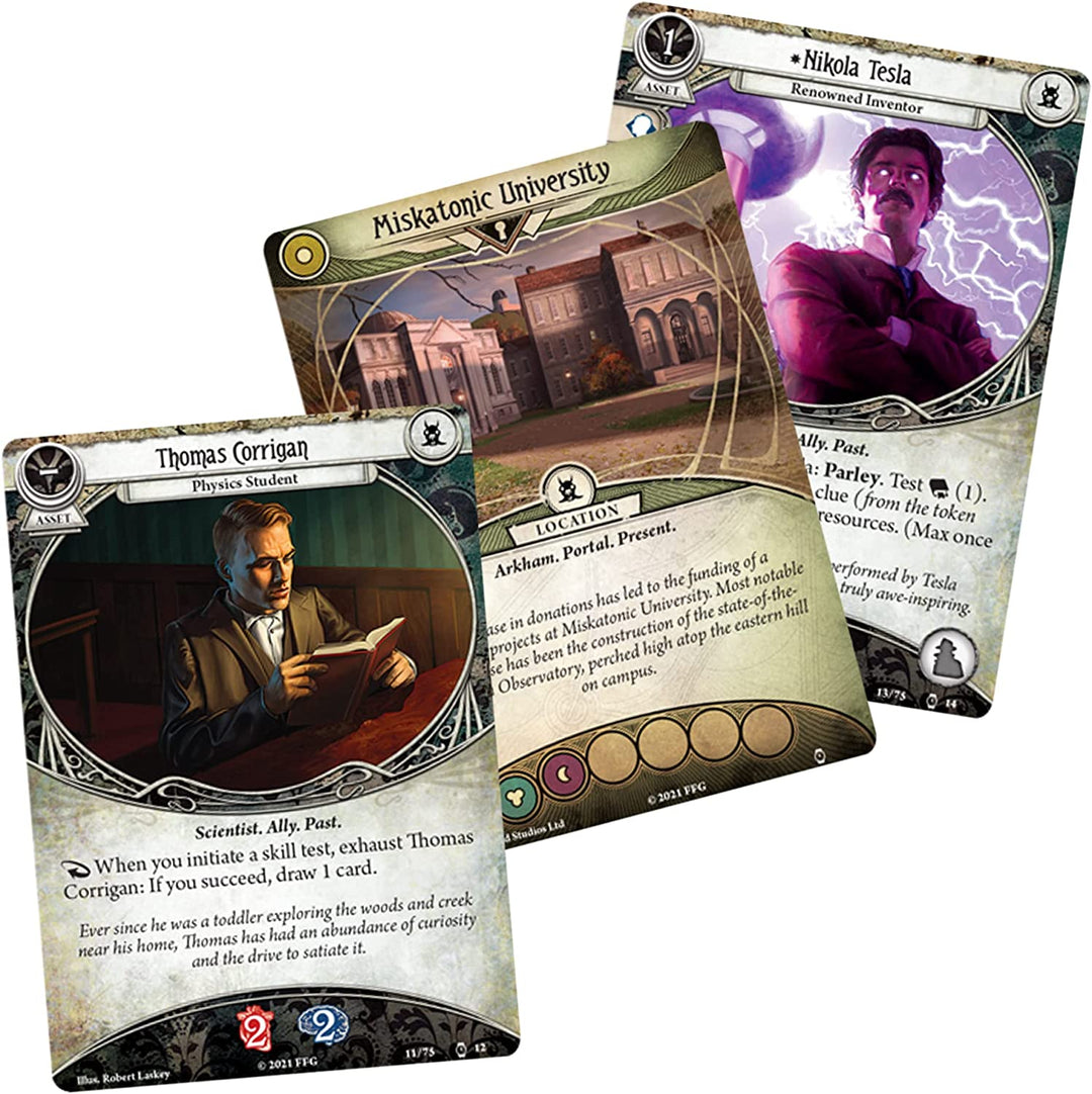 Arkham Horror Das Kartenspiel: Machenschaften im Wandel der Zeit