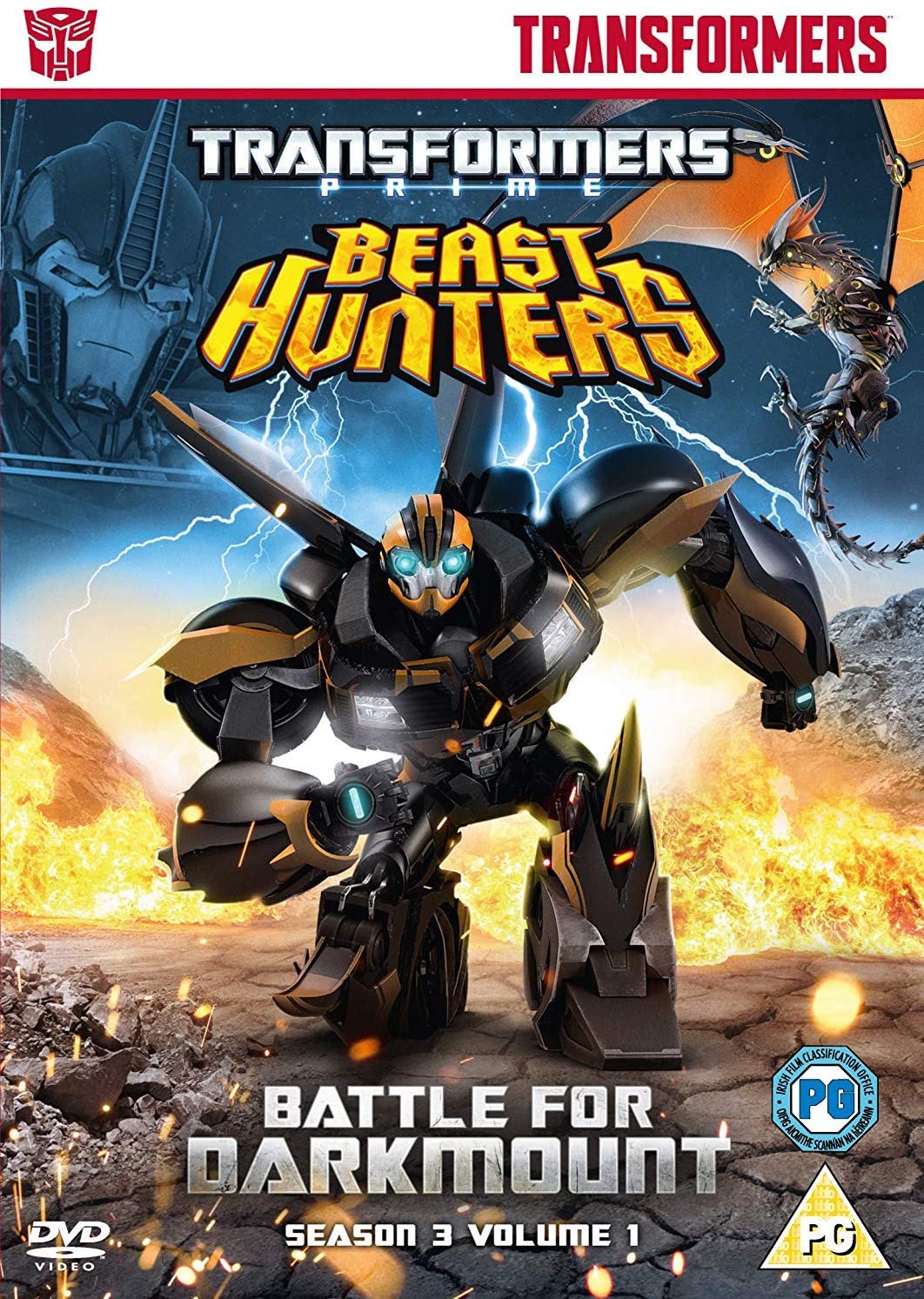 Transformers Prime Staffel 3 Beast Hunters – Battle for Darkmount – Action/Science-Fiction [DVD]