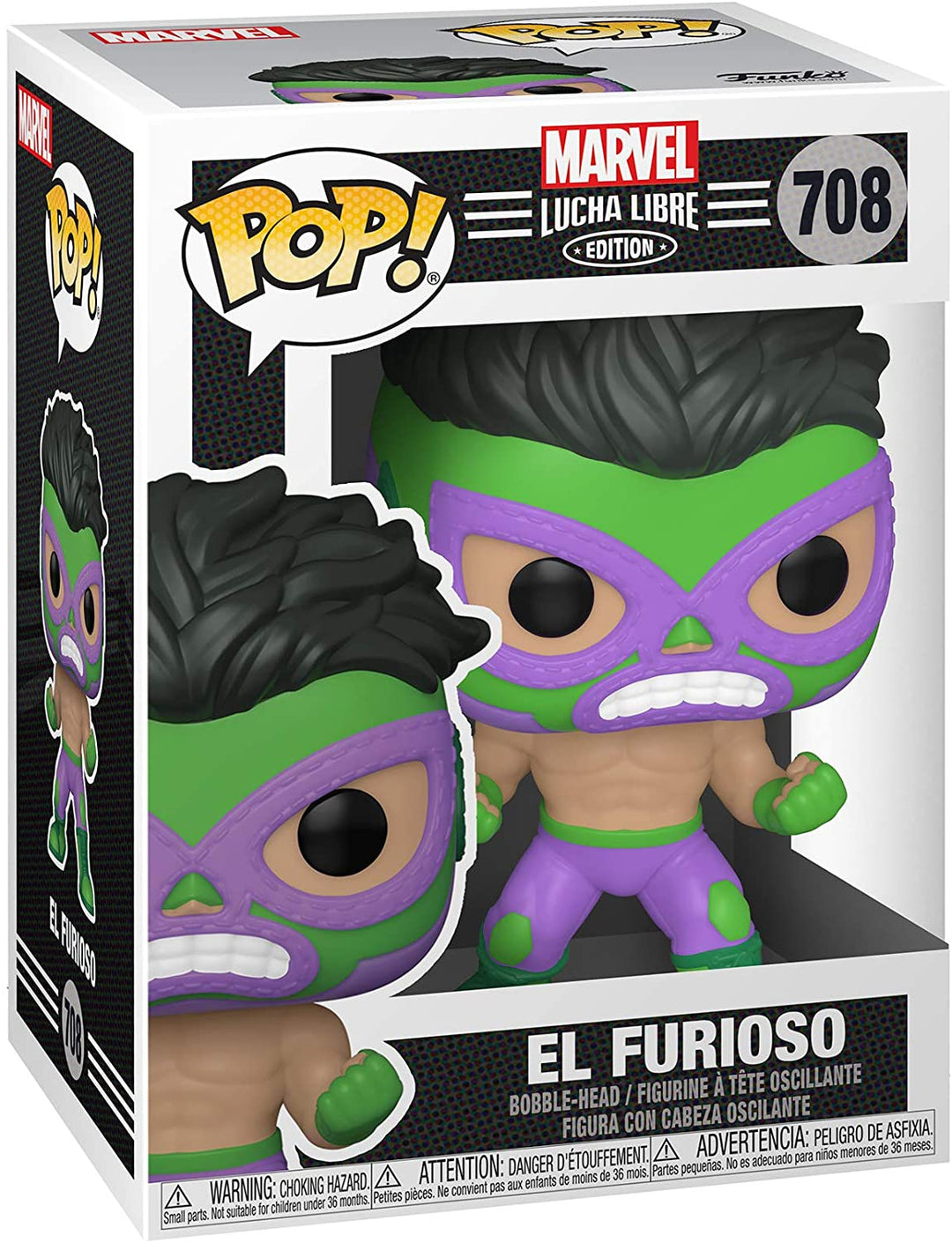 Marvel Lucha Libre Edition El Furioso Funko 53870 Pop! Vinilo n. ° 708