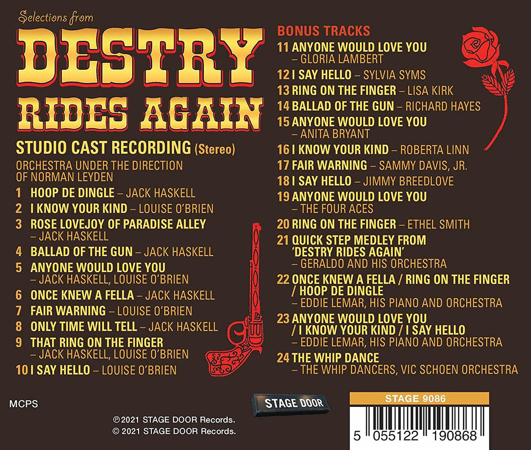 Aufnahme der Studiobesetzung – Destry Rides Again [Audio-CD]