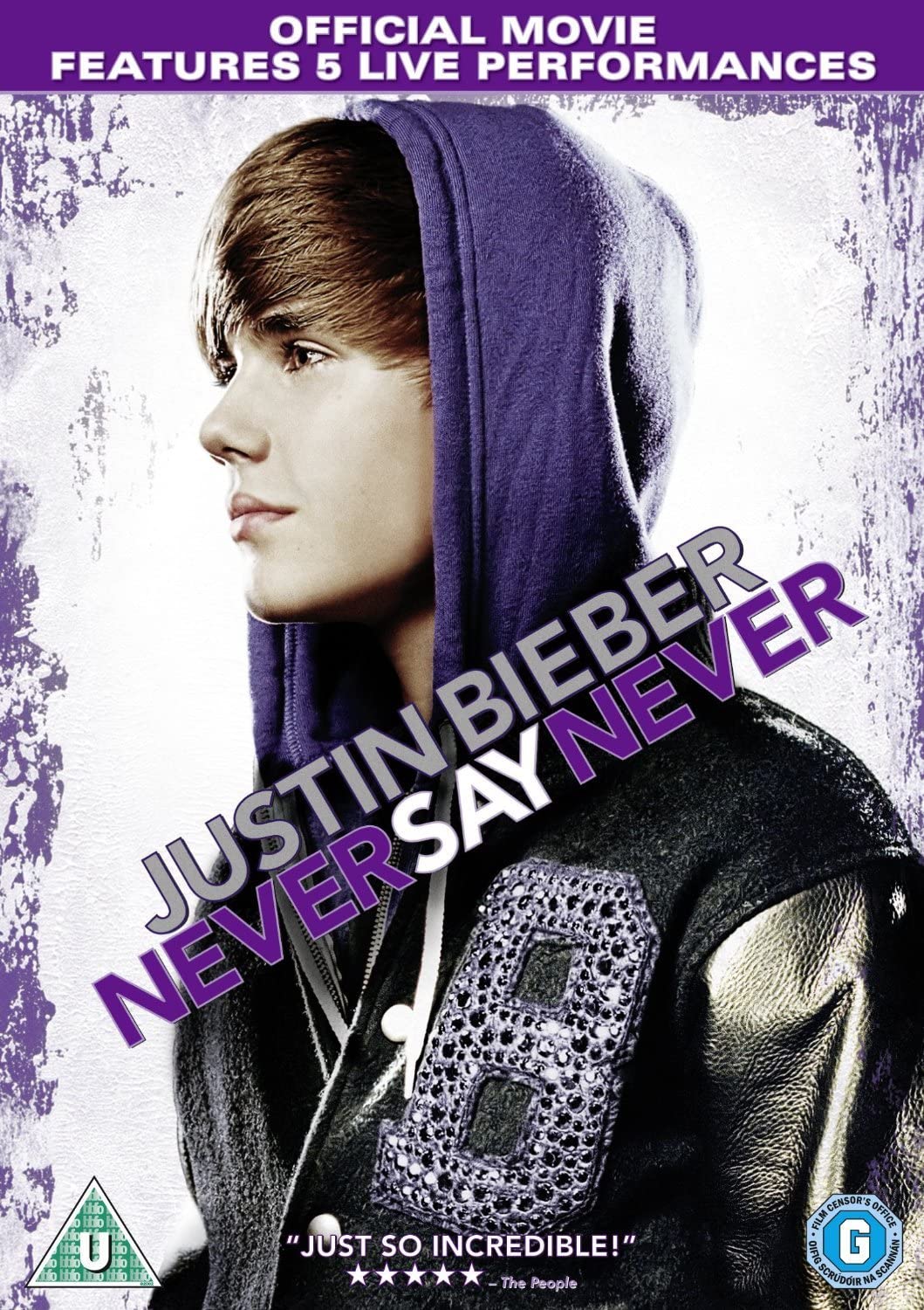 Justin Bieber: Never Say Never – Dokumentarfilm/Konzert [DVD]