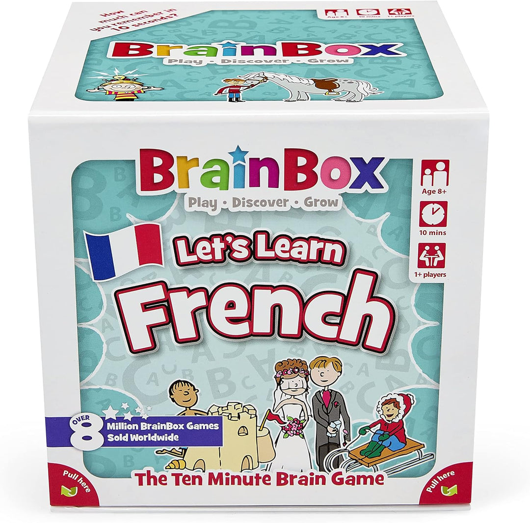 BrainBox Let's Learn French (2022) | Card Game